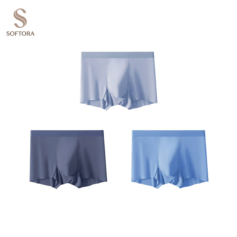 Mesh Ice Silk Mulberry Silk Underwear