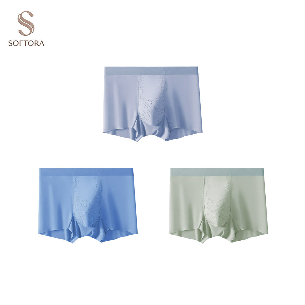 Mesh Ice Silk Mulberry Silk Underwear
