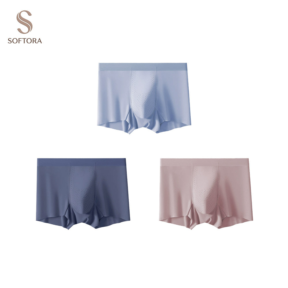 Mesh Ice Silk Mulberry Silk Underwear
