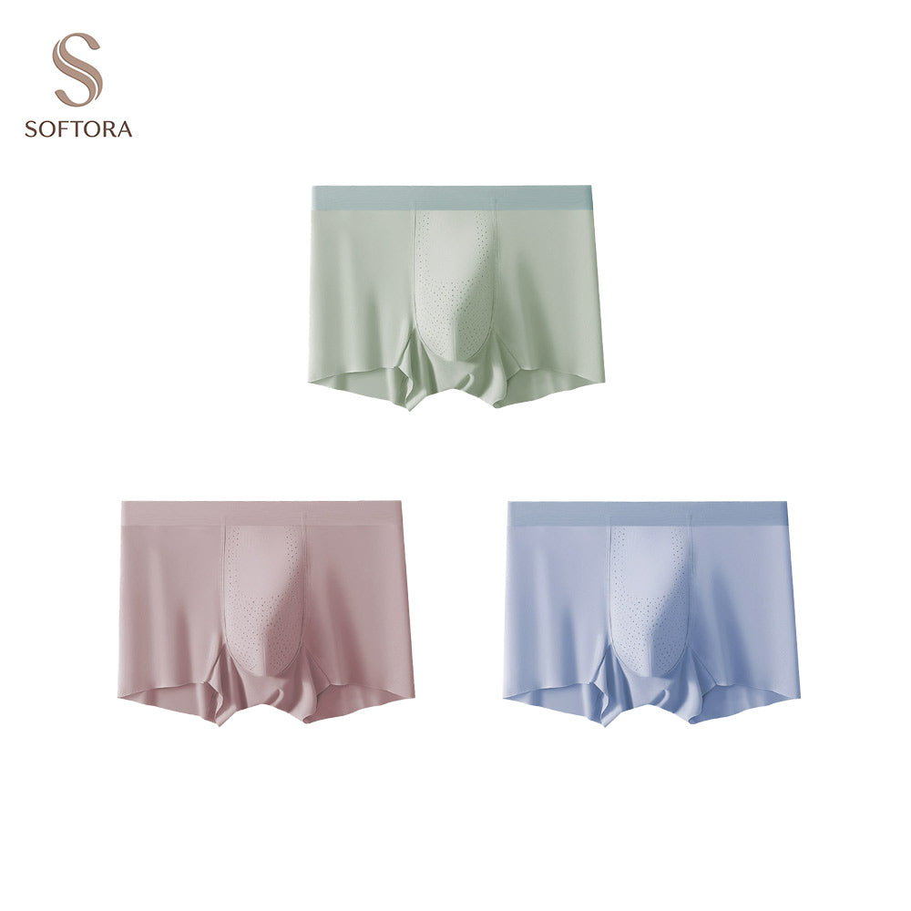 Mesh Ice Silk Mulberry Silk Underwear