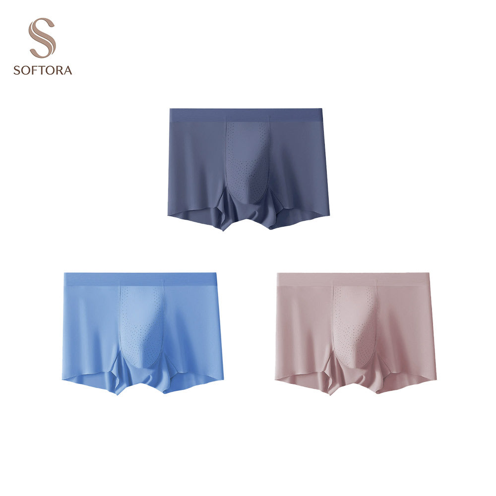 Mesh Ice Silk Mulberry Silk Underwear