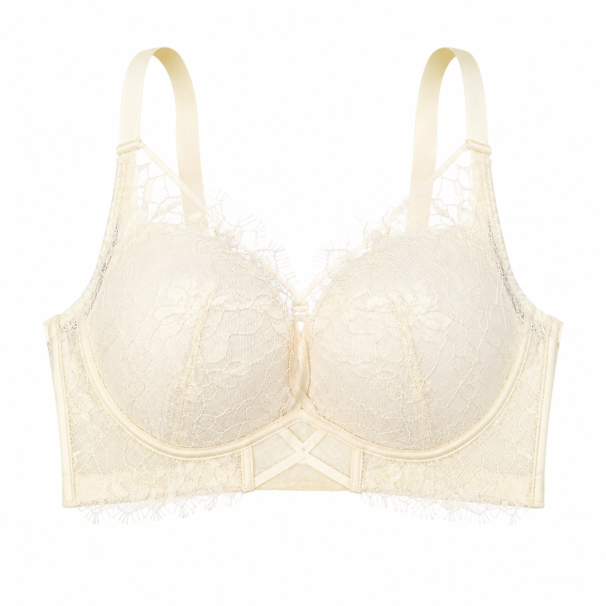 Small Bust Gathering Push-Up Bra