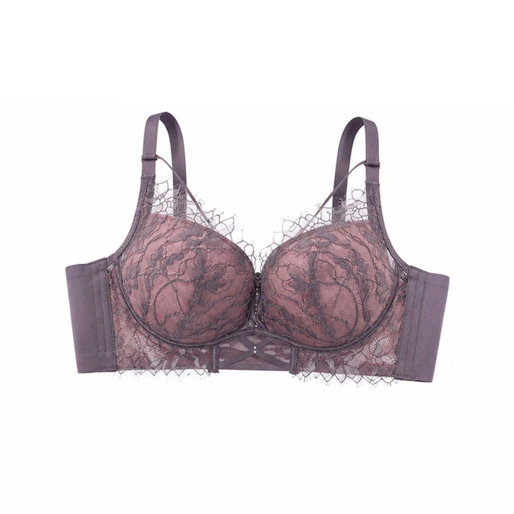 Small Bust Gathering Push-Up Bra