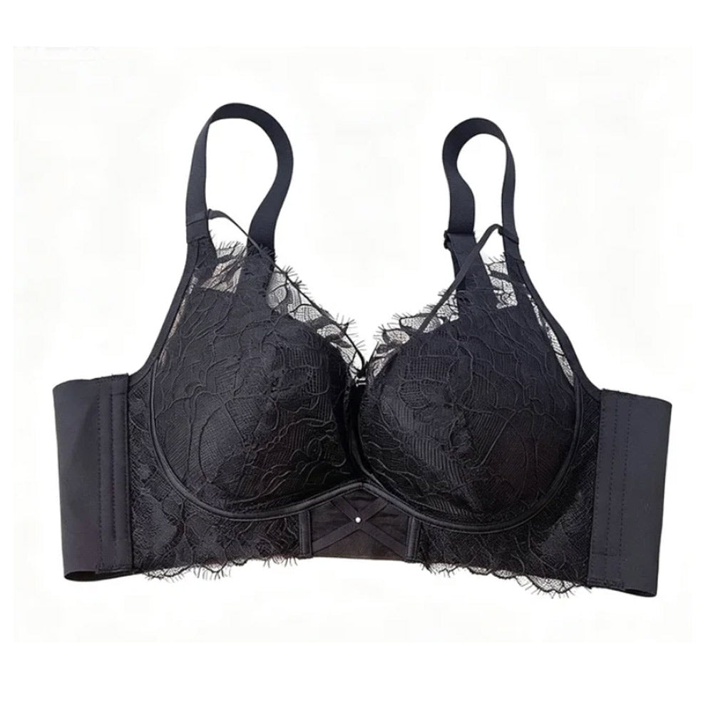 Small Bust Gathering Push-Up Bra