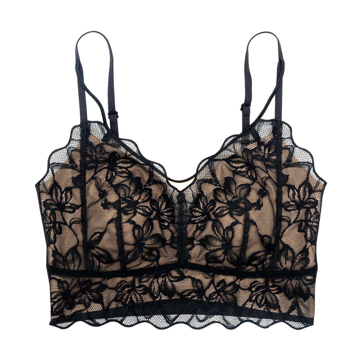 Small Chest Gathered Beautiful Back Seamless Bra