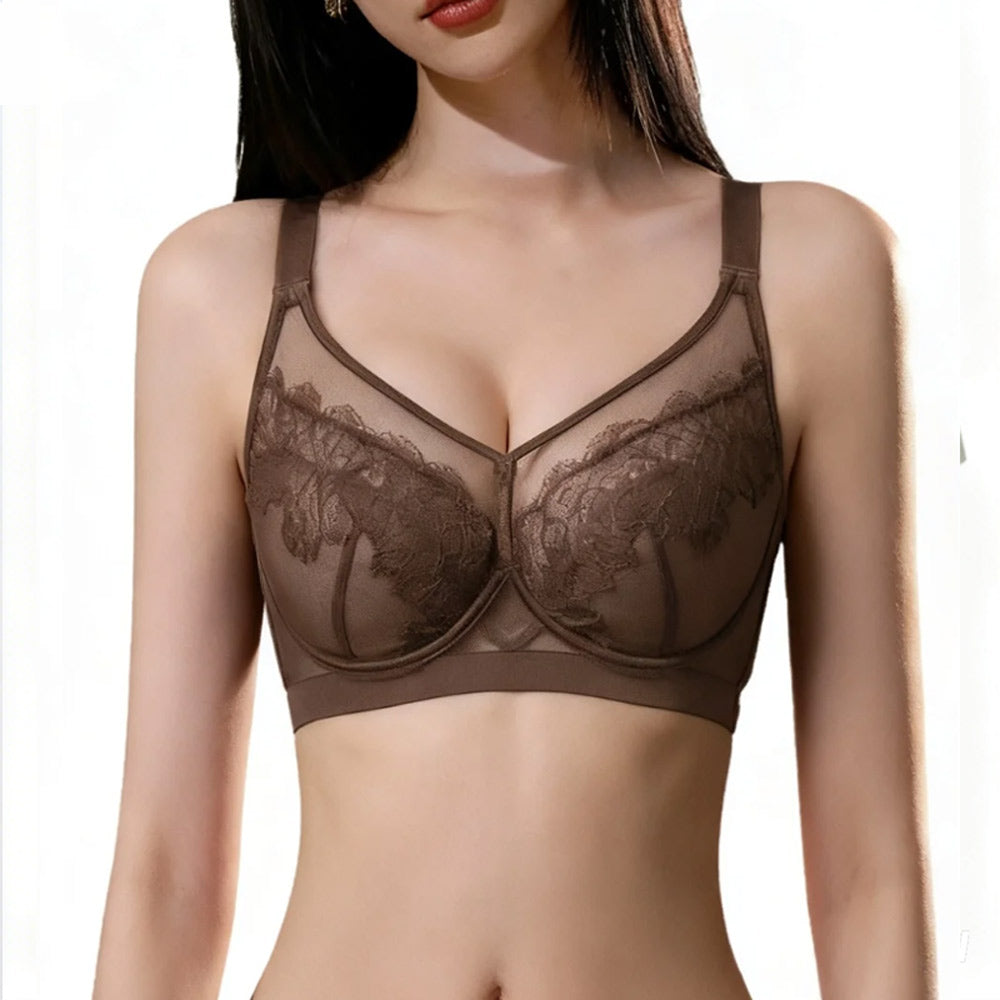 Crystal Cup Soft Underwire Lace Bra