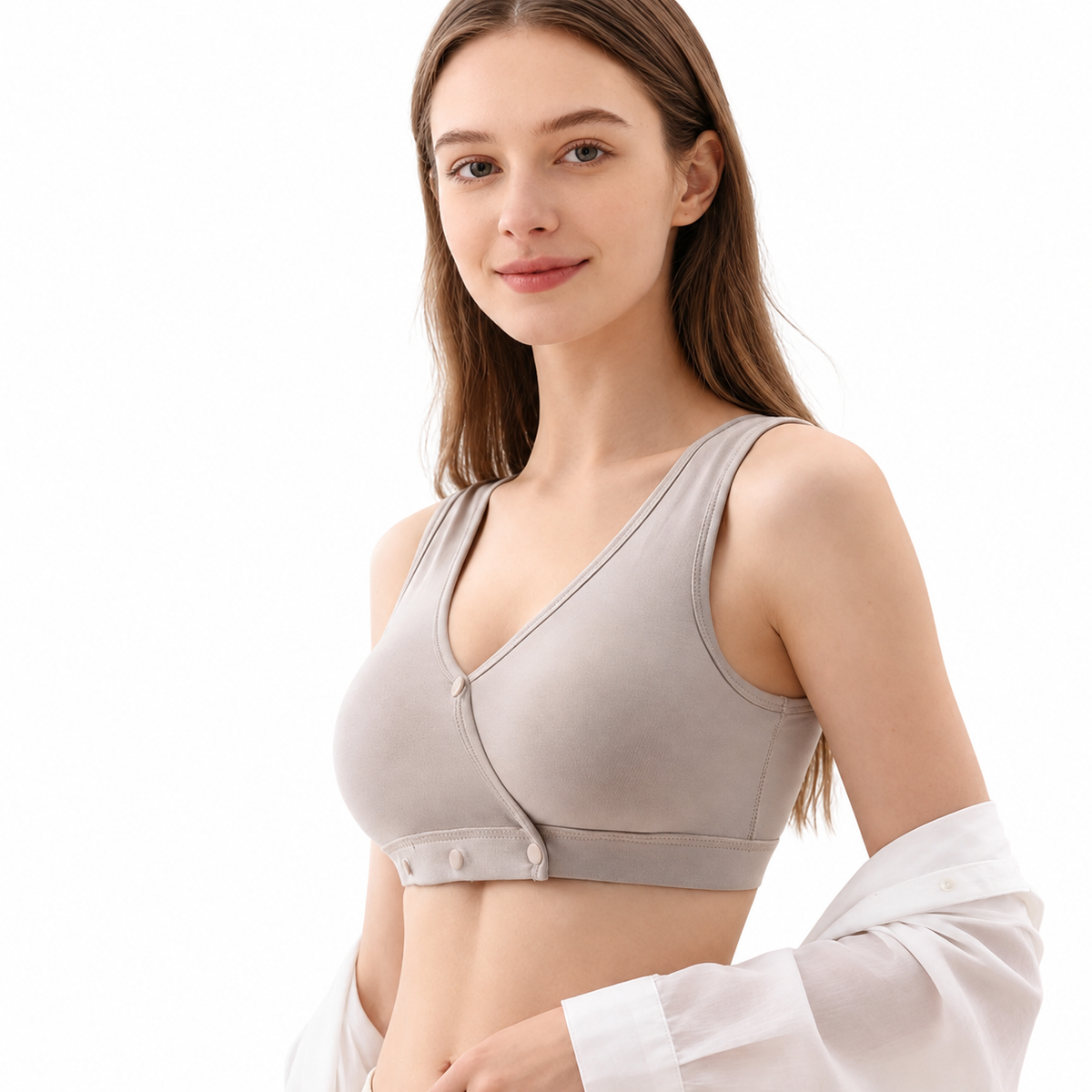 前開扣的哺乳文胸