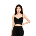 Lace Boning Fixed Cup Bra
